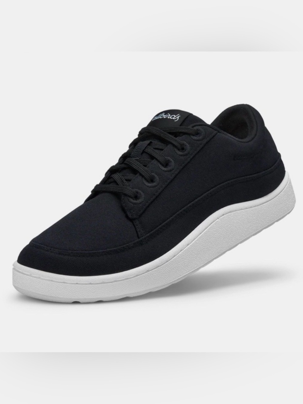 Allbirds pace racers sneakers natural black organic cotton